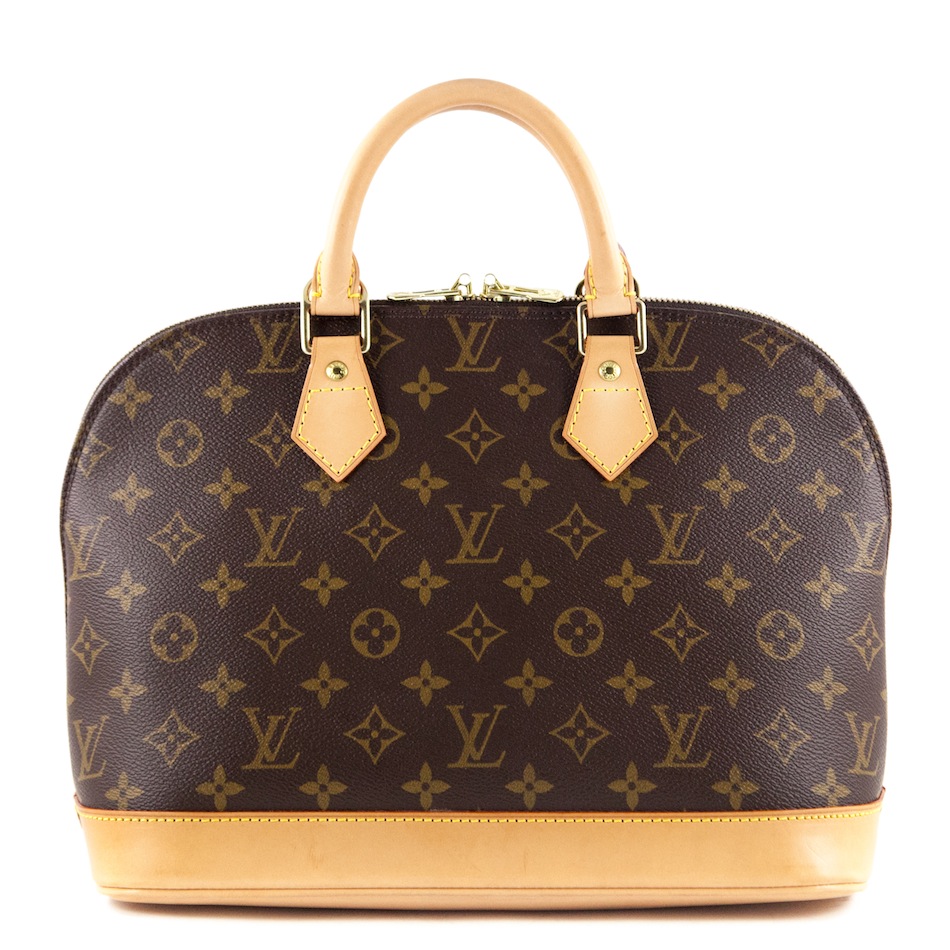 Louis Vuitton, Bags, Lovely Set Louis Vuitton Alma Pm Monogram Luggage  Tag